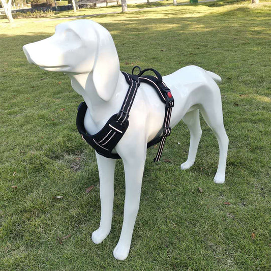 Hundetrukket brystsele med snorvest
