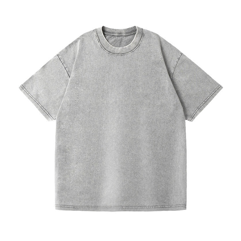 Cotton T Men's And Women's Drop-shoulder Loose Half Sleeve