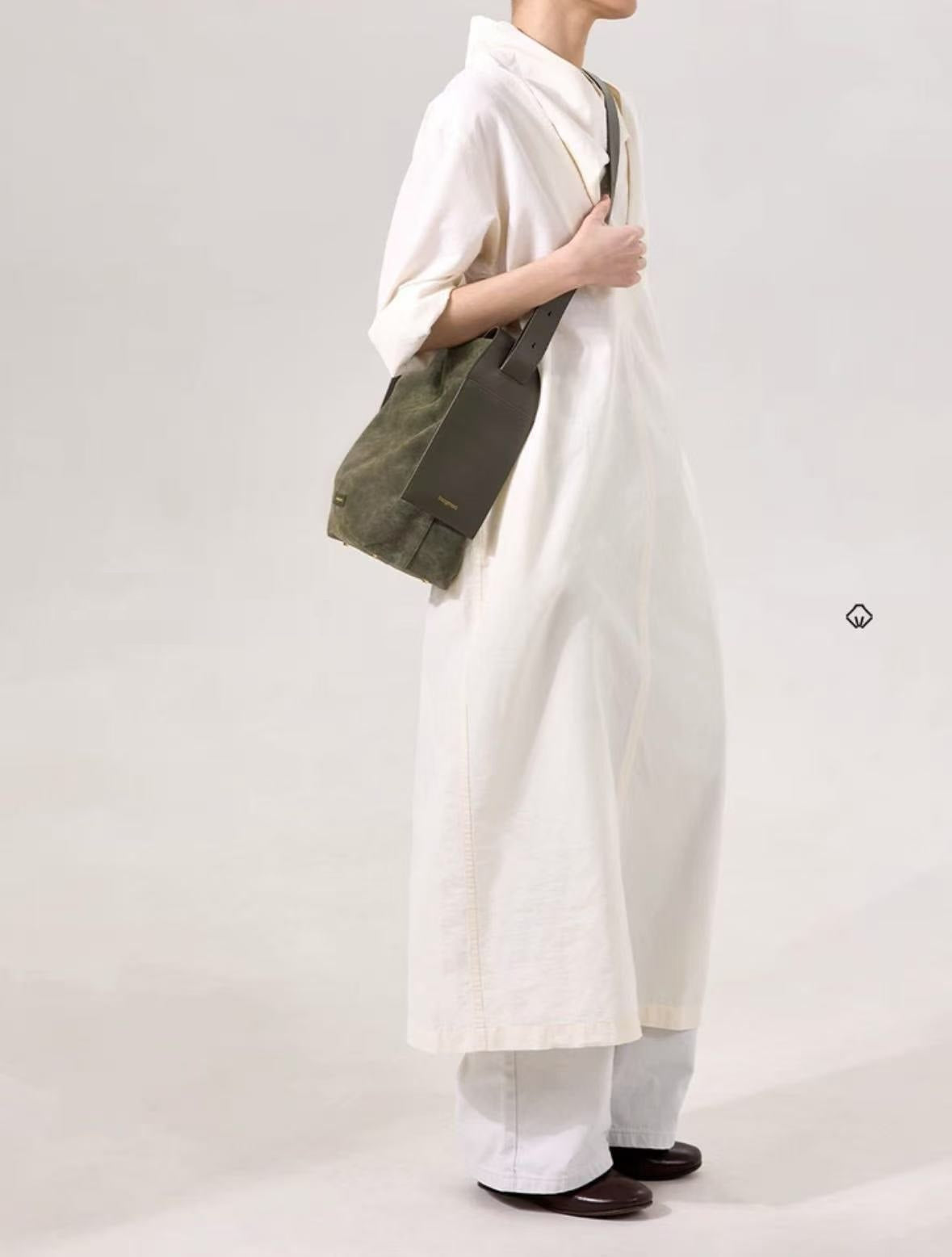 Lazy Commuter Shoulder Messenger Maillard Wear Suede Ear-hanging Tote Bag