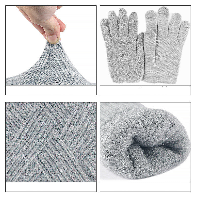 Wool Touch Screen Gloves For Men And Women In Winter