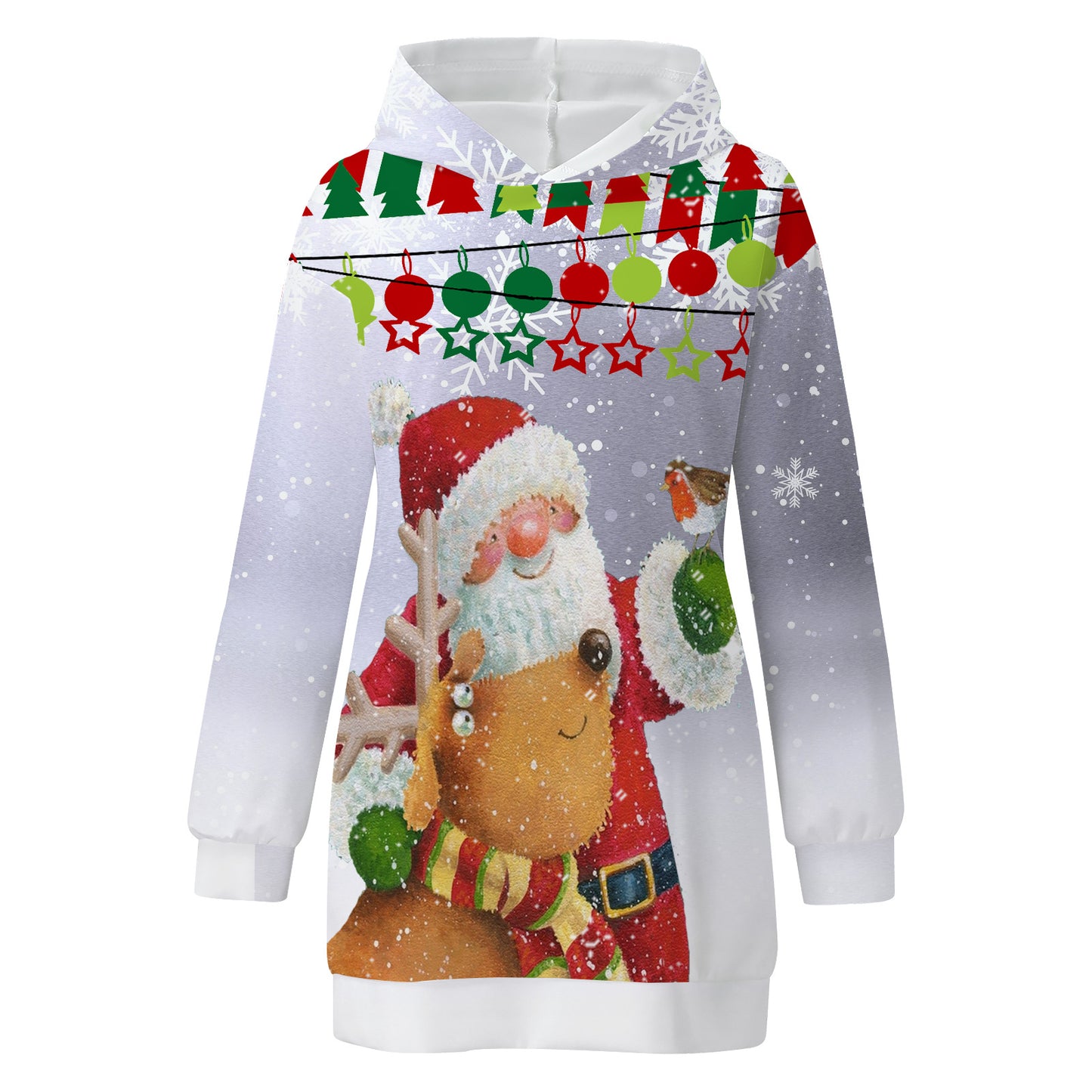 Christmas Print Hoodie Digital Printing