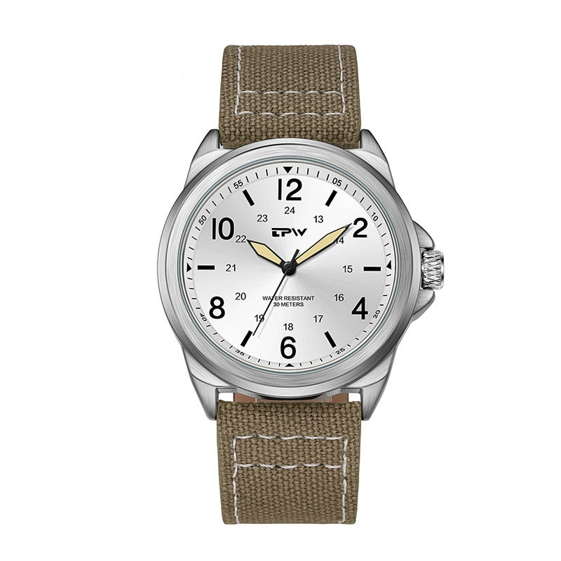 Business Casual Belt Style Waterproof Lightweight Pointer Men's Quartz Watch