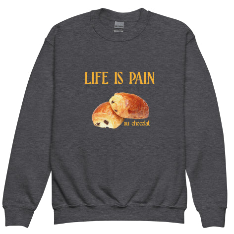 European American Fashion Floral Print Life Is Pain Round Neck Autumn And Winter Bottoming Long Sleeve