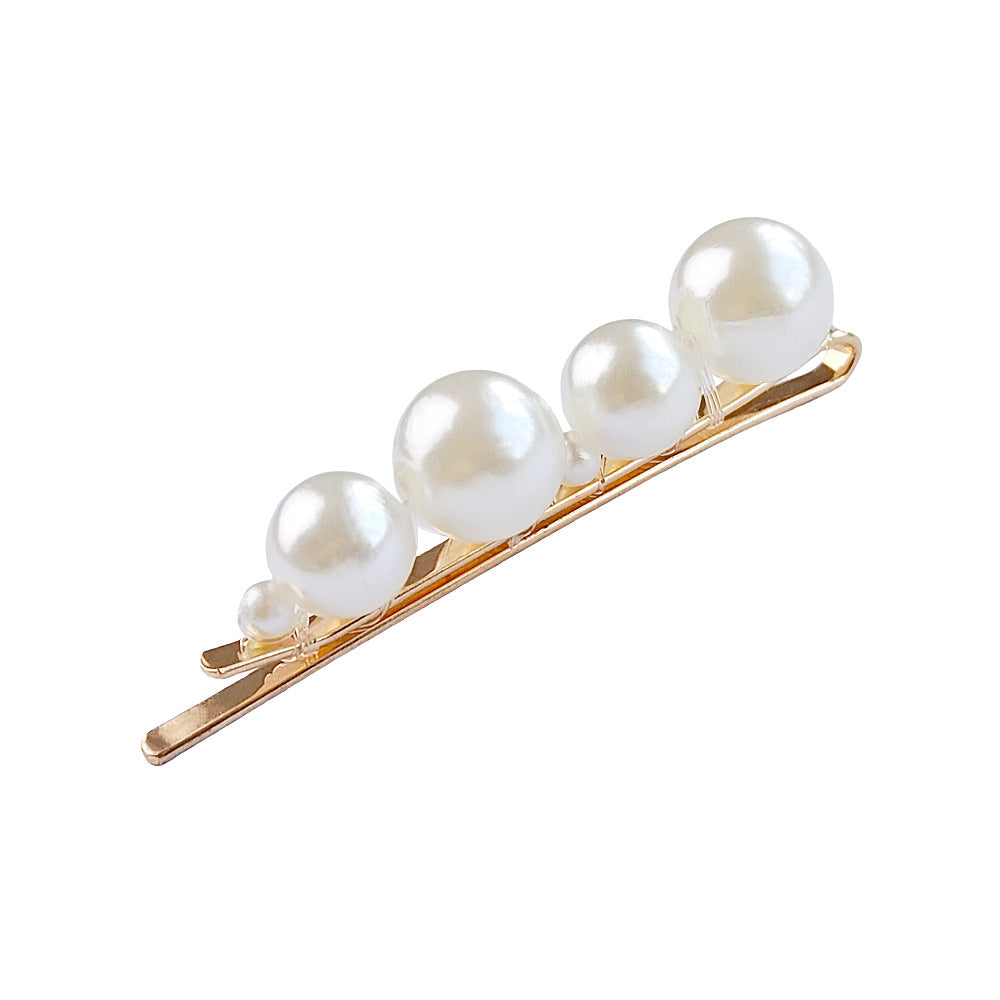 Hair Accessories Pearl Barrettes Updo BB Clip Shredded Hairpin Fishing Thread Hand-woven Hair Clip Bang Side Clip