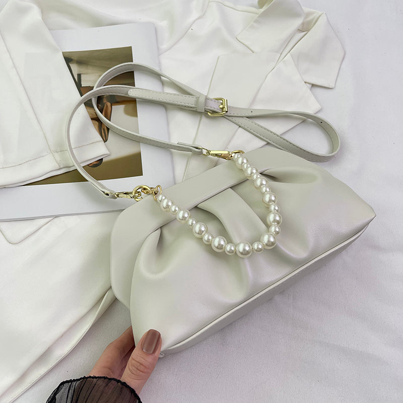High-grade Silver Shell Shoulder Messenger Bag