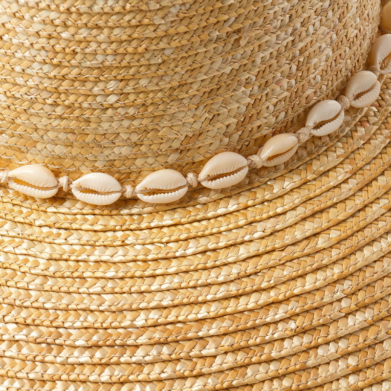 Tourist Beach Sun Protection Sunshade Straw Hat