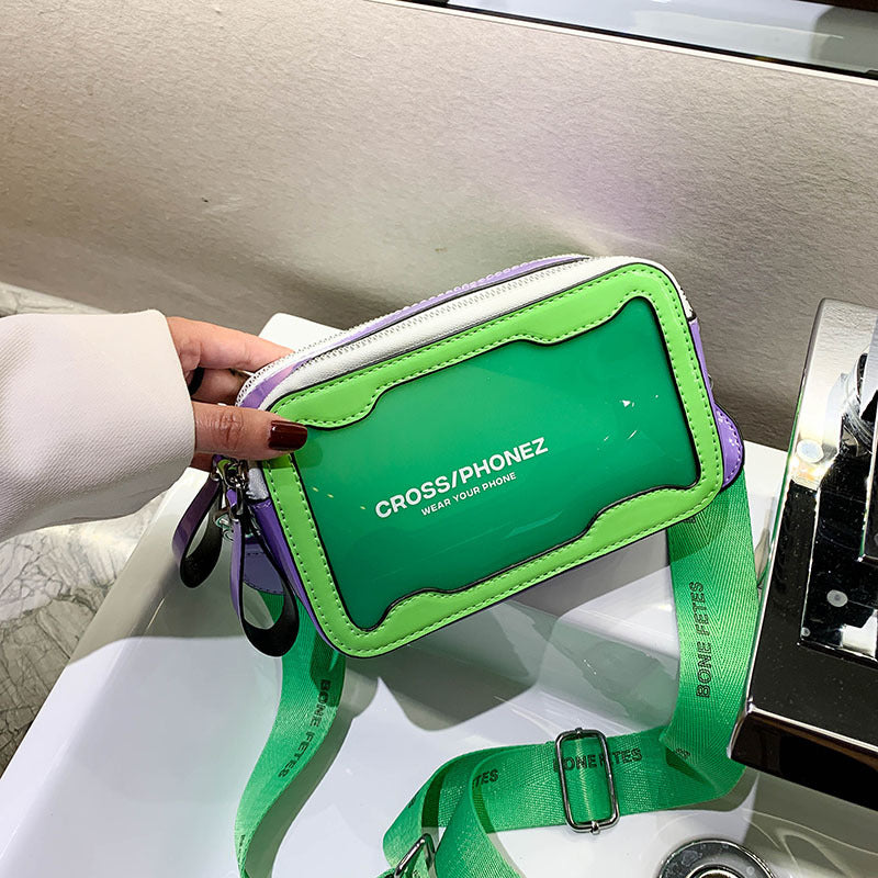 Fashion Messenger One-shoulder All-match Super Fire Texture Small Bag