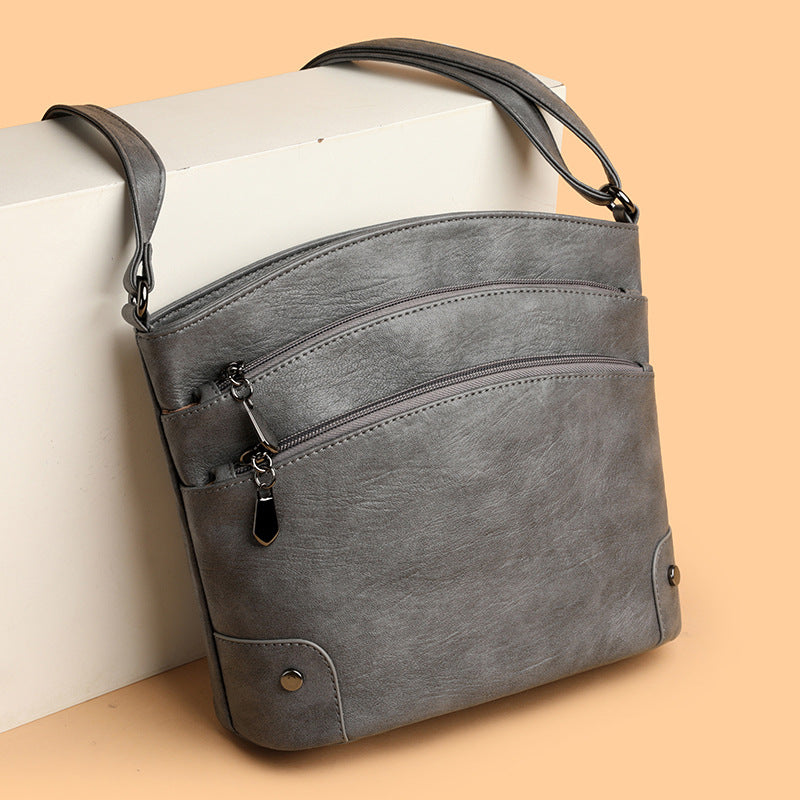 Middle-aged And Elderly Bucket Bag Multi-layer Large Capacity Hot Sale