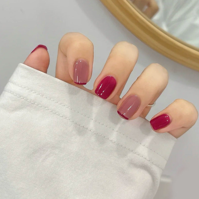 Neglefarvelim Solid Farve Nude Fototerapi Lak Gel