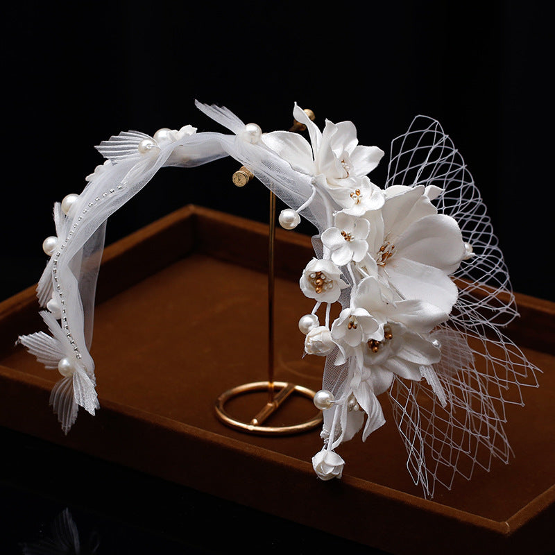 Female Mori Flower Hair Band Wedding Photo Accessories