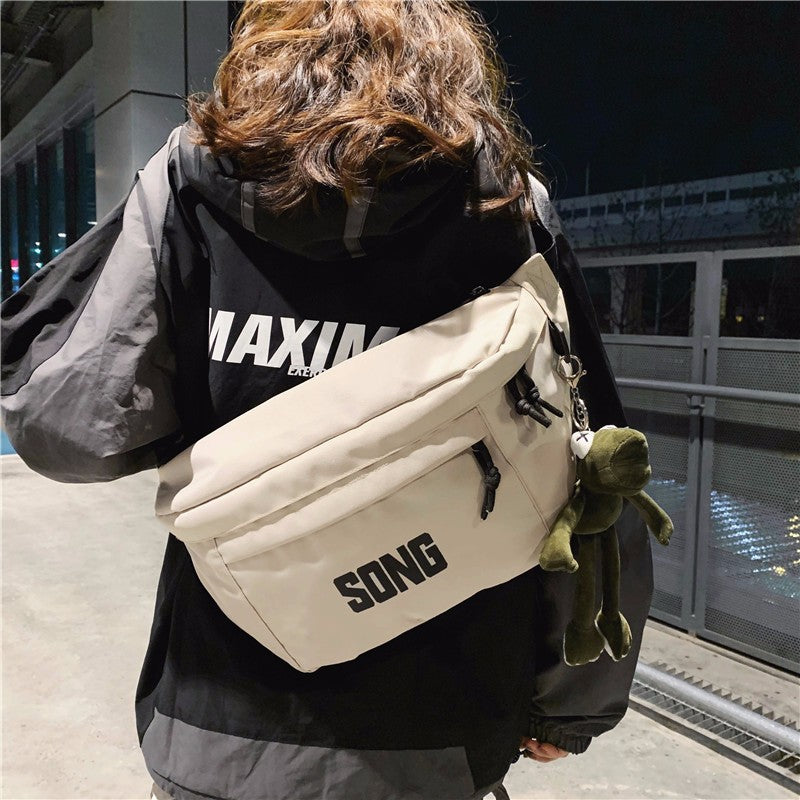 Nylon Shoulder  Large Capacity Chest Bag