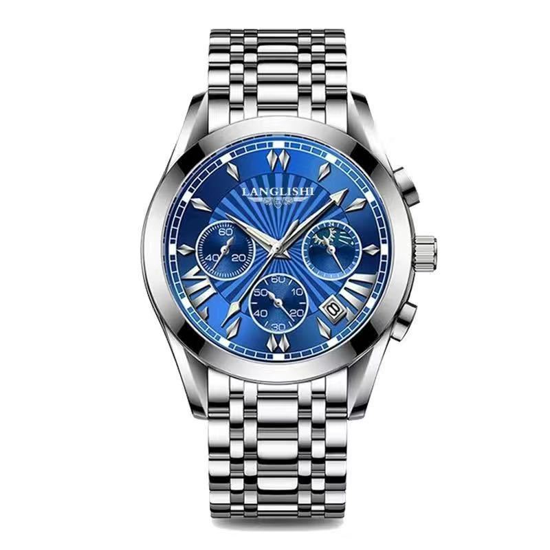 Men's Multifunctional Luminous Waterproof Quartz Watch