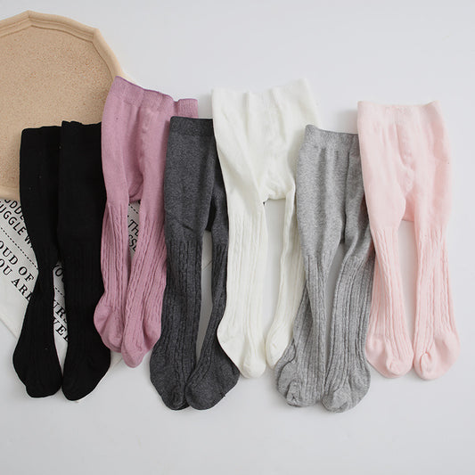 New Twist Children's Pantyhose Comfortable Outing Baby Leggings