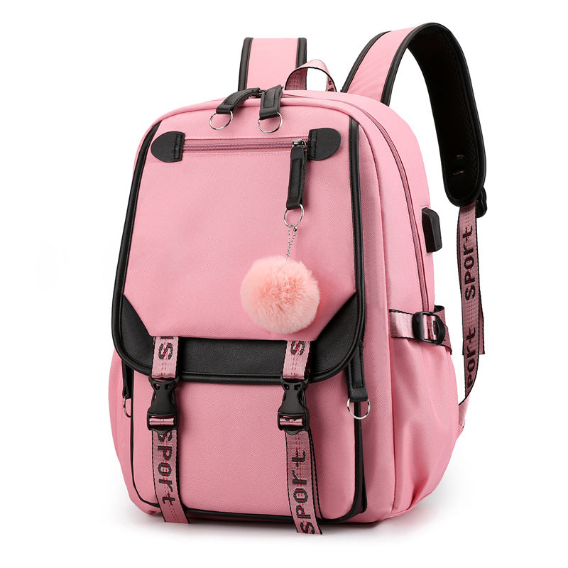 Sublimation Printed Oxford Fabric Trendy Men's Backpack