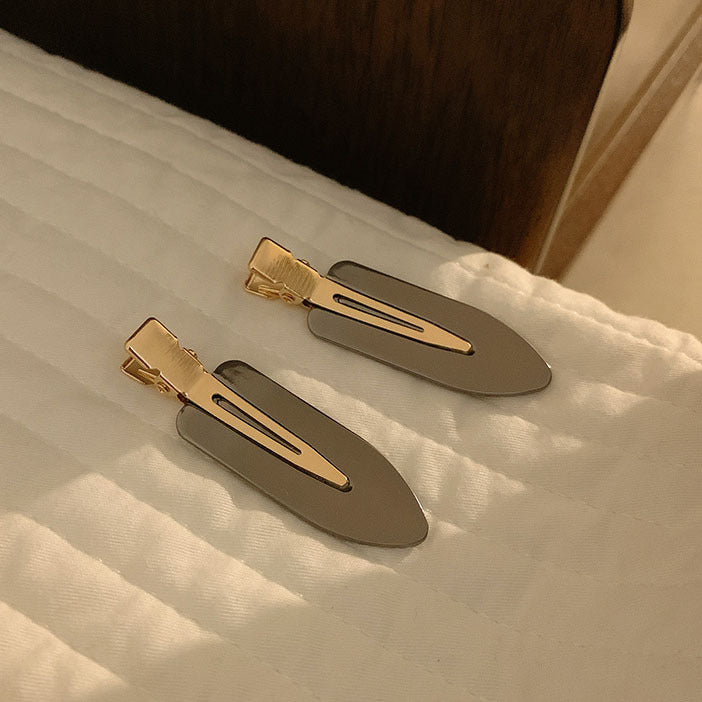 Small Leaf Duckbill Clip DIY Seamless Hair Clip Handmade Material