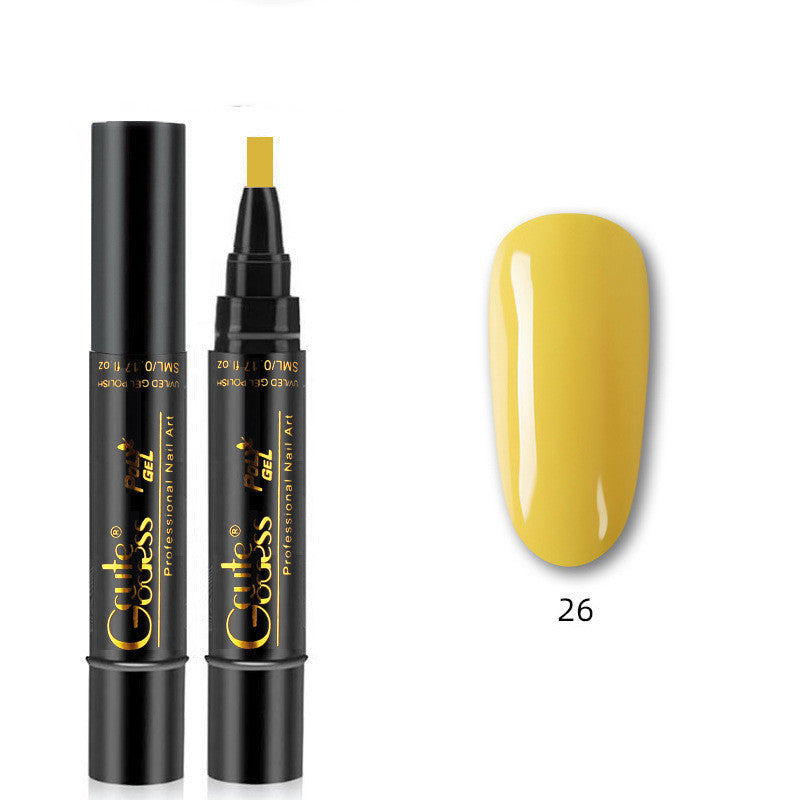 Nail Glue Pen 3 In 1   One-step Glue Phototherapy Plastic Nail Magnet Pen French Water Ripple Cat Eye Strong Magnet Pen DIY Manicure Tool Pen