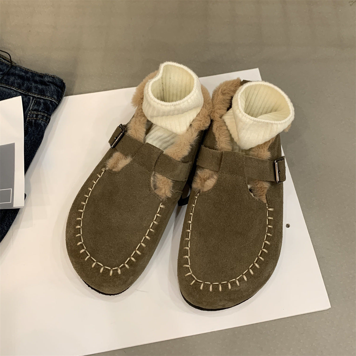Women's Plush Snow Cotton Shoes