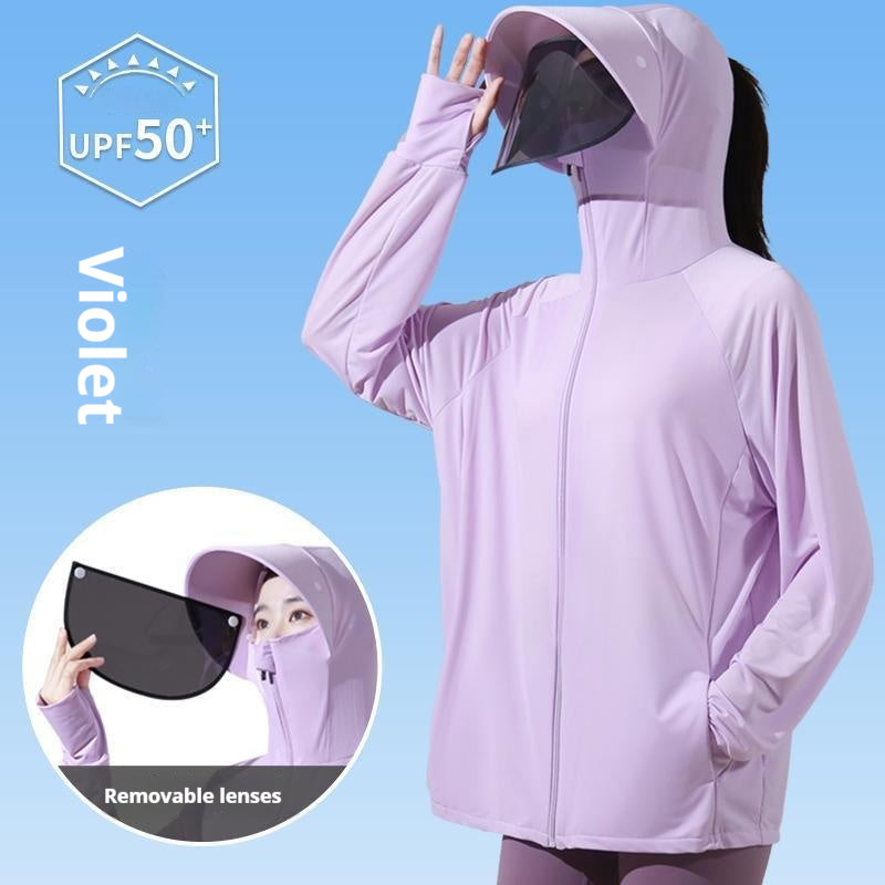 Women's Sun Protection Thin Breathable Hood Coat