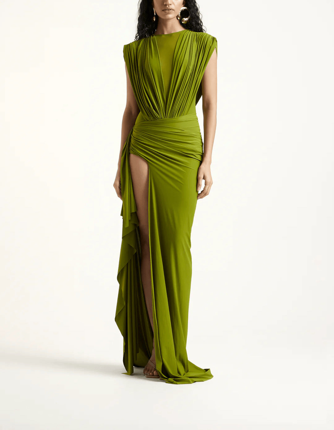 Women's Sexy Slim-fit Sleeveless High-slit Dress