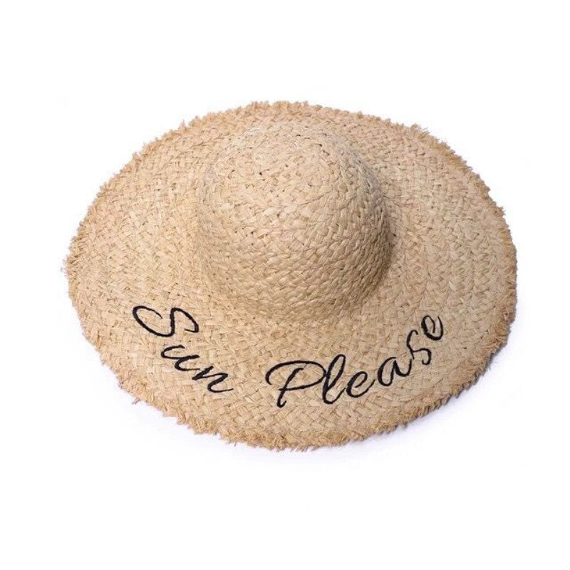 Women's Summer Lettering Seaside Holiday Hat