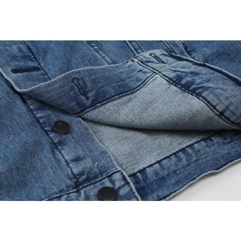 Spring And Autumn Patchwork Contrast Shirt Loose Korean Style Top