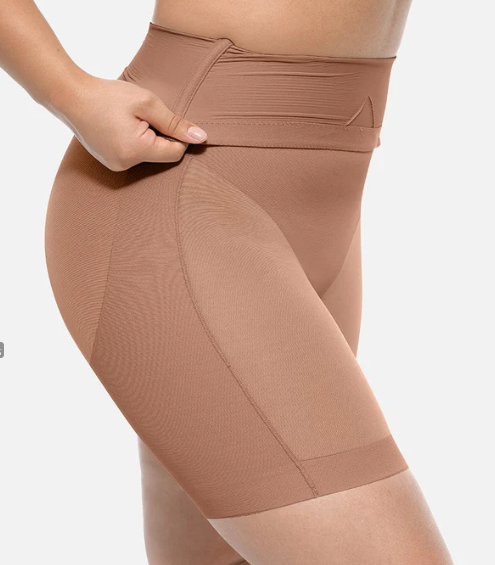 High-waisted Butt-lifting Mid Thigh Shaping Shorts
