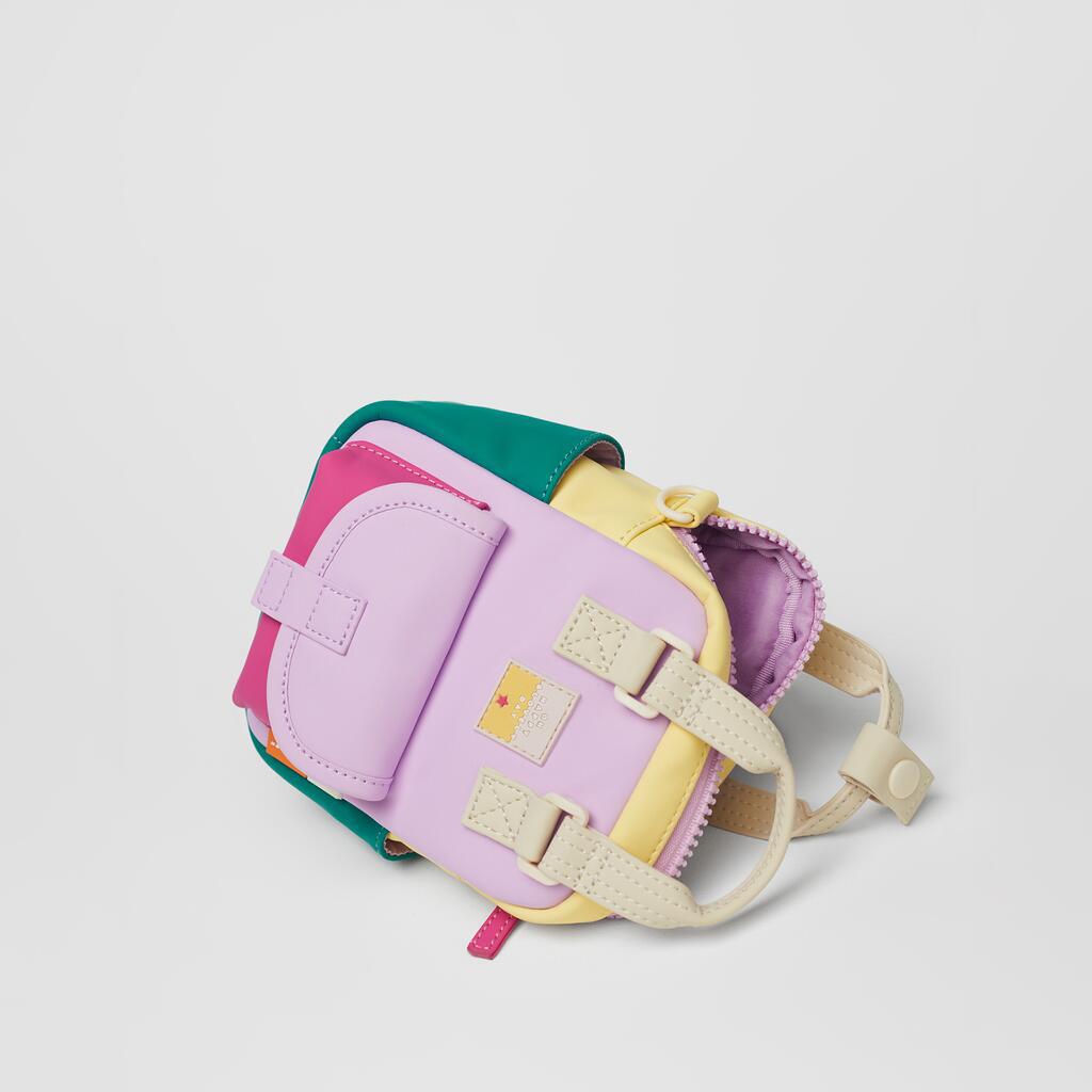 Colored Mosaic Donut Crossbody Bag