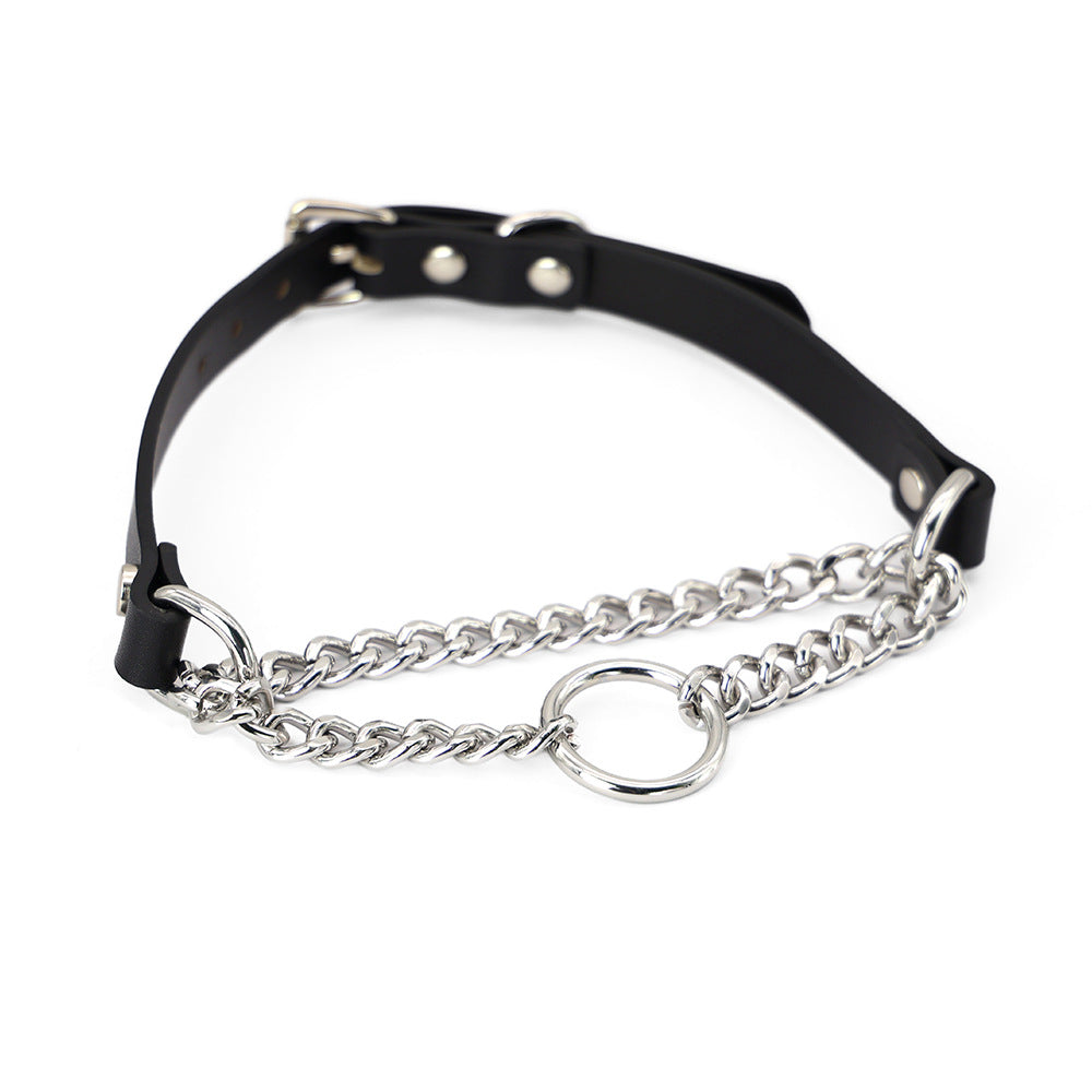 Tightening Collar Tightening Chain Punk Jewelry Black Cool Sub-culture