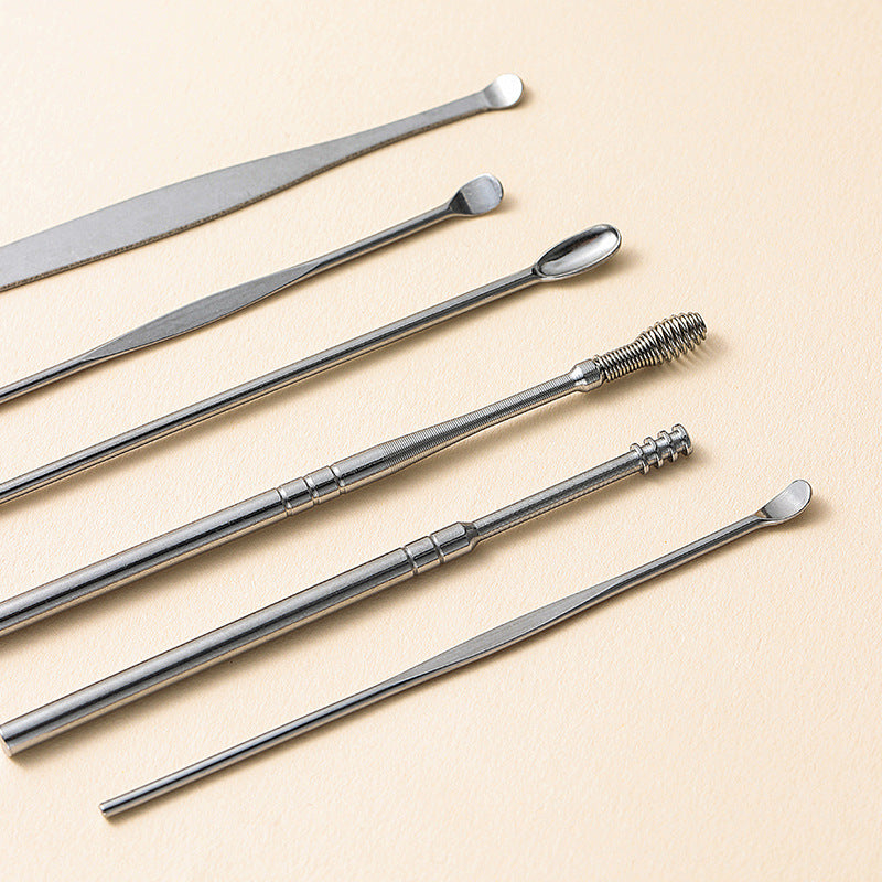 Earpick Set Of Artifact Japanese Spiral Wet Buckle Professional Ear Cleaner