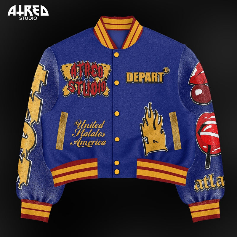 Casual Multi-purpose Patchwork Color-matched Men's Jacket