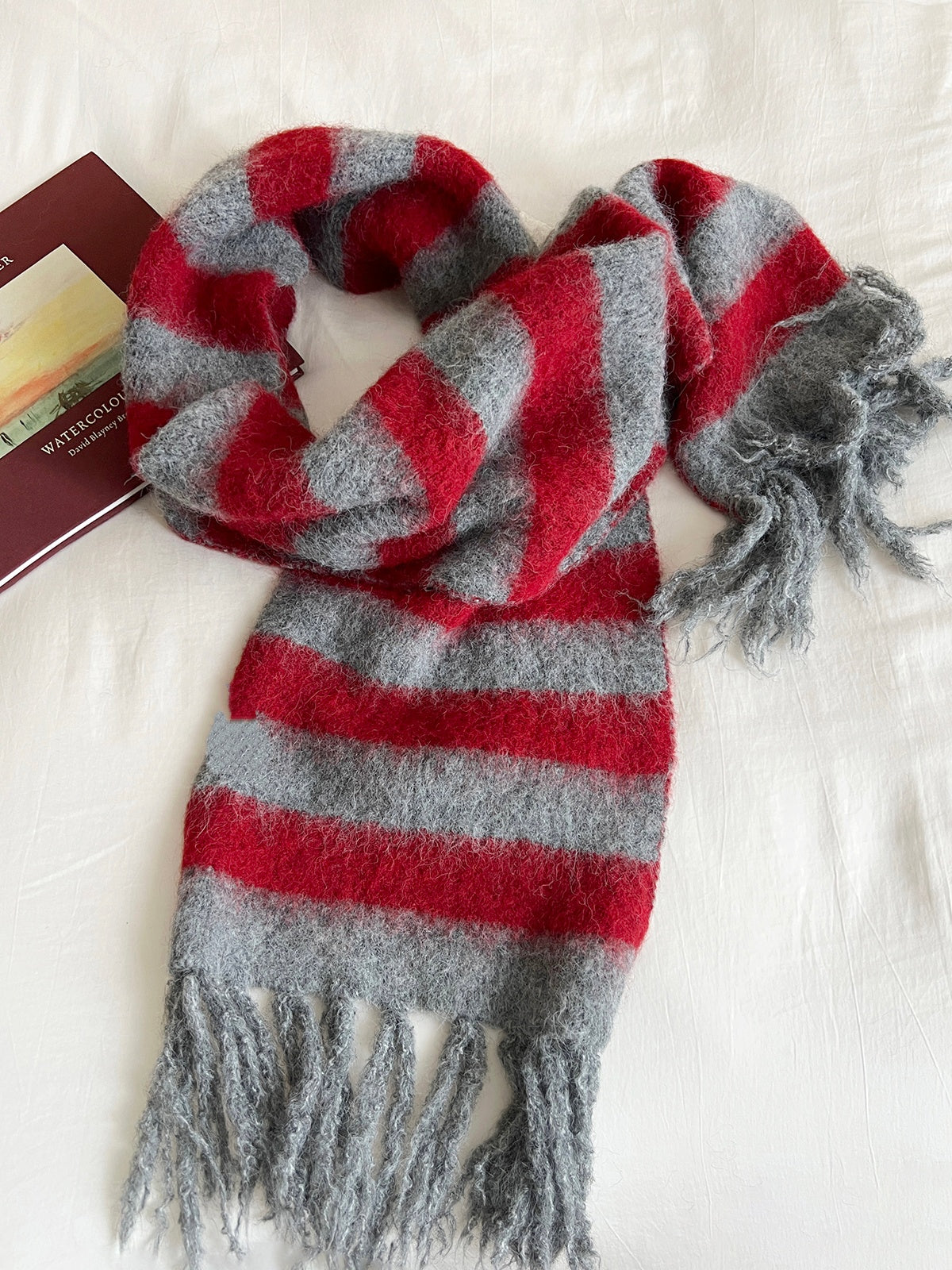 New Winter Warm Striped Scarf