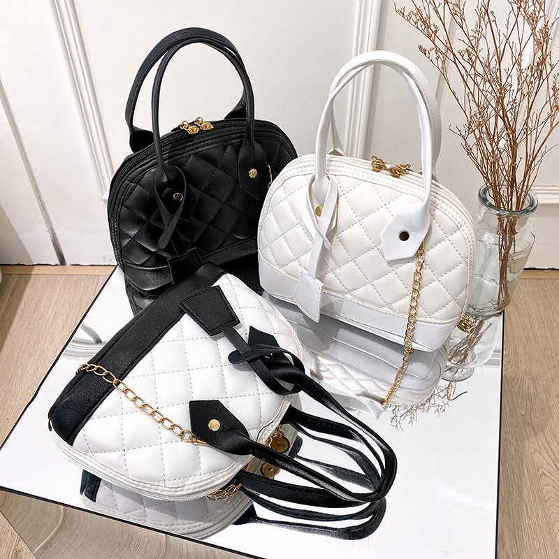 Damebroderet Messenger Shell Taske