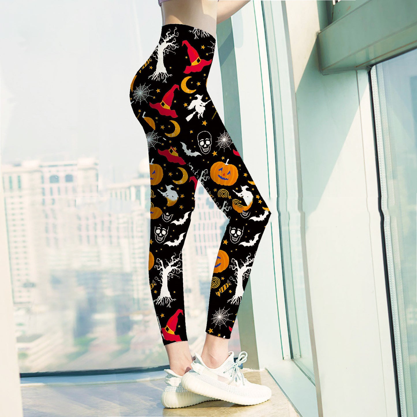 New Christmas Leggings Personalized Printing Yoga