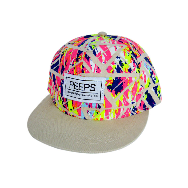 New PEEP Patch Korean Style Baseball Cap Ladies