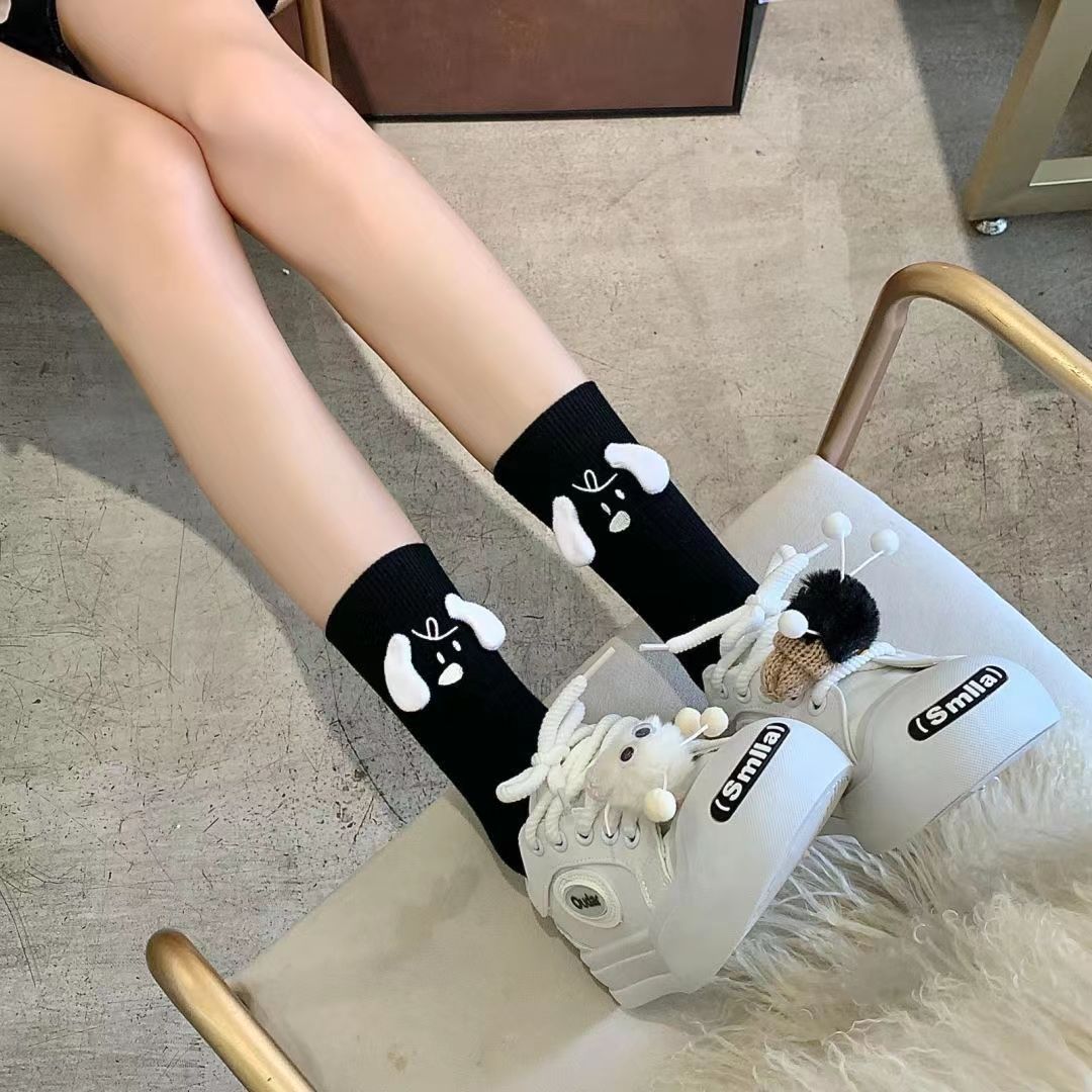 Women's Fashion Three-dimensional All-match Doll Socks