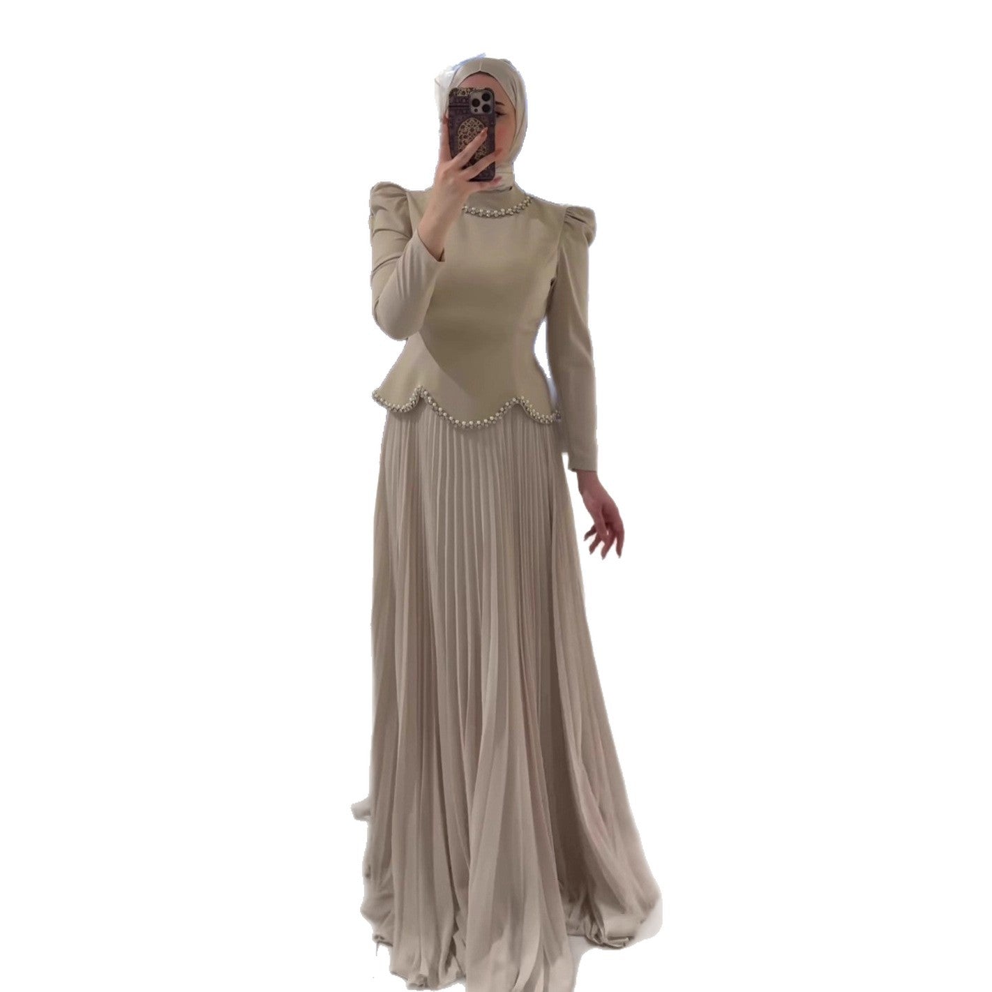 Womens Casual And Stylish Mock-neck Top And Skirt Set