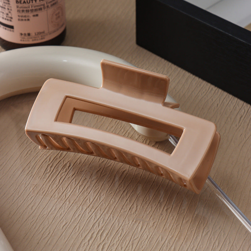 Soft Shark Clip Large Back Head Barrettes Anti-collision Hair Drop-resistant Durable Clip Grip