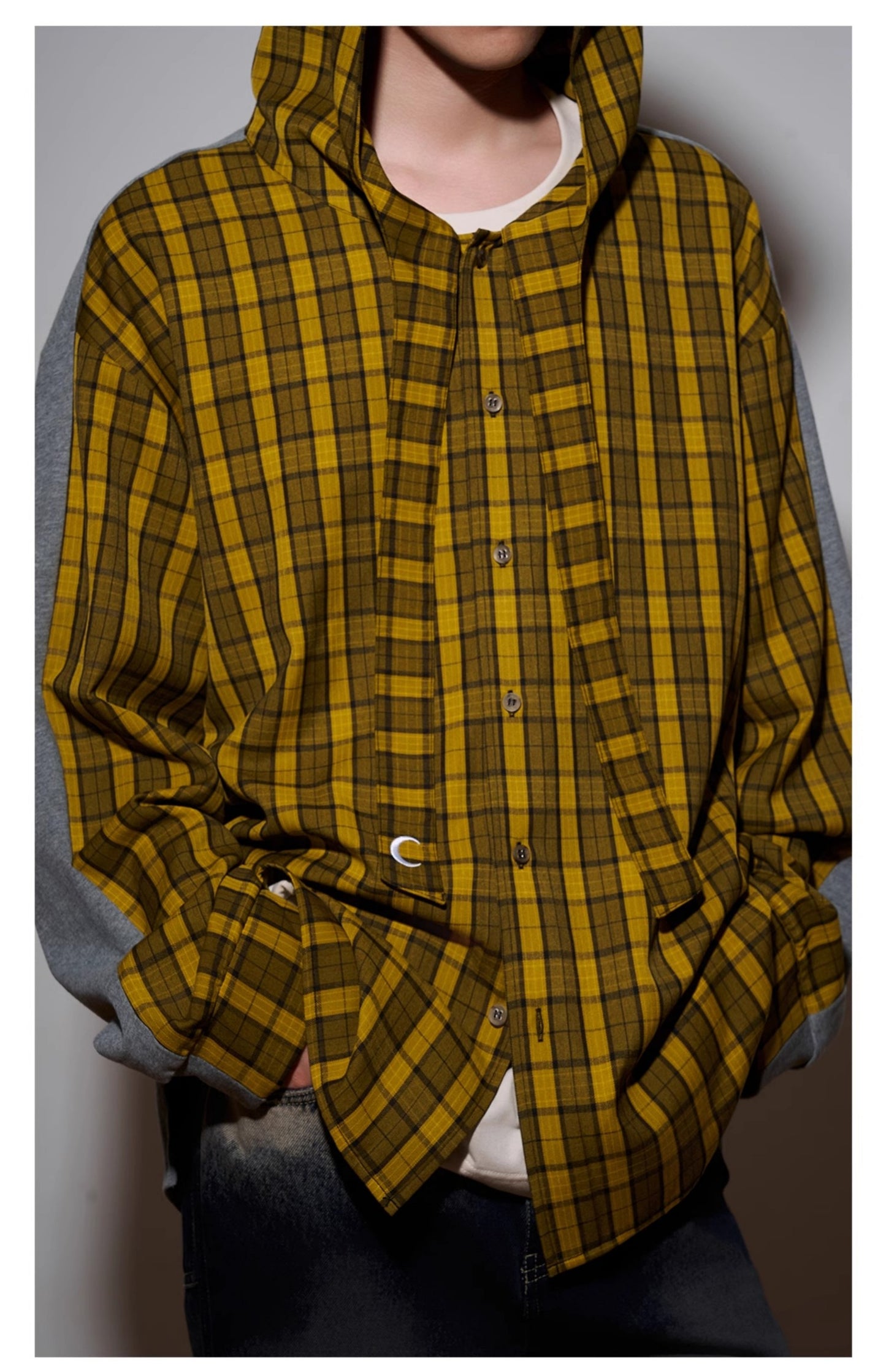 Cotton Hooded Cloak Shirt For Men And Women