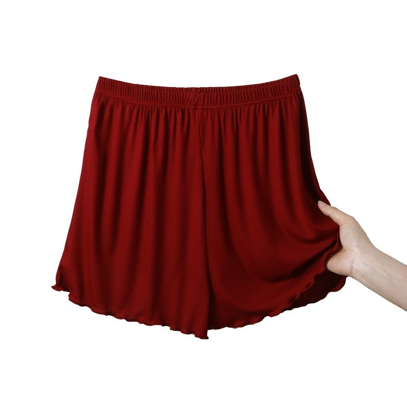 Loose-fitting Bamboo Fiber Cotton High-waisted Plus-size Casual Pants