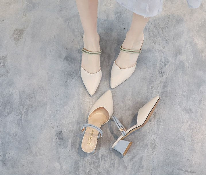Fairy Mid-heel All-match Lady Single Shoes