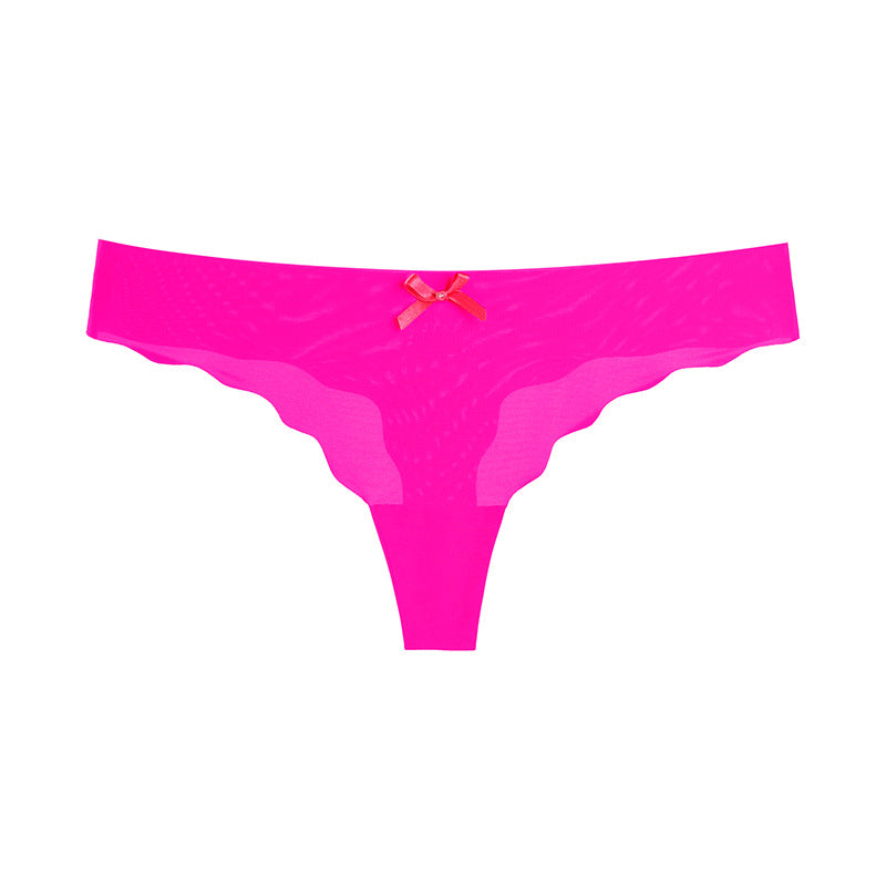 Women's Thong Elastic One-piece Seamless T-pants