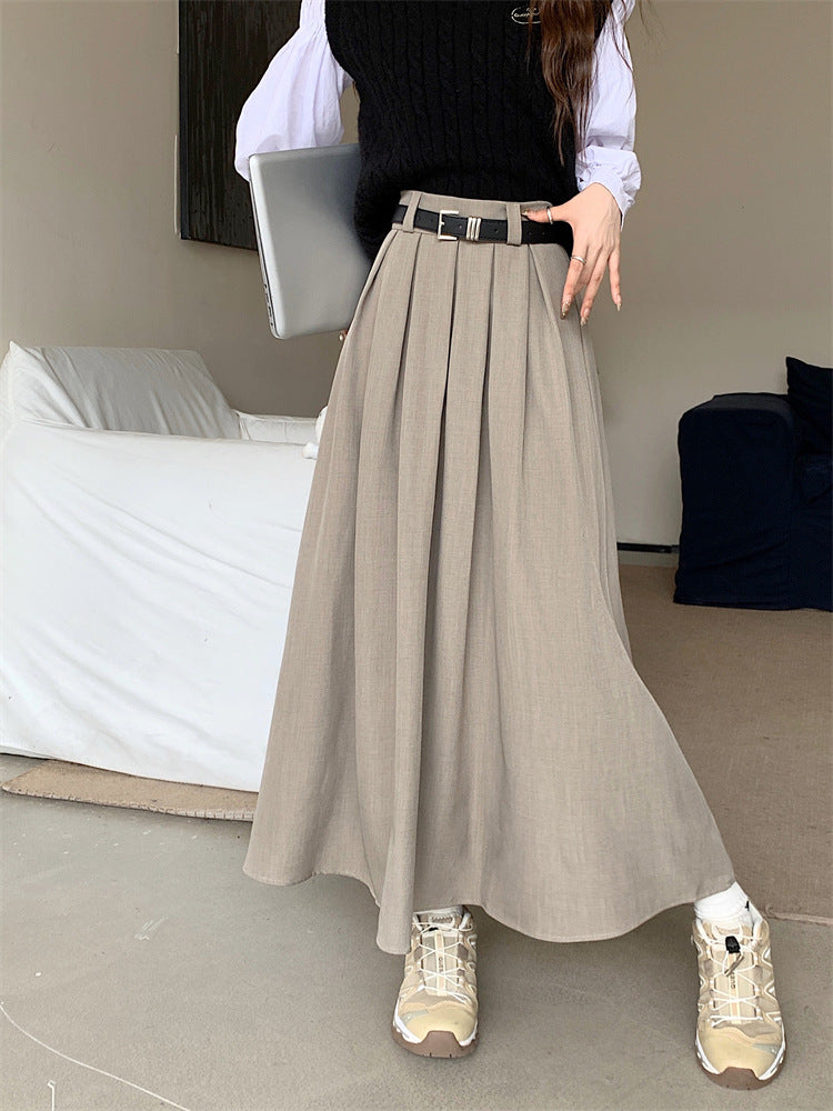Women's All-matching Slim Fit Temperament Midi Skirt