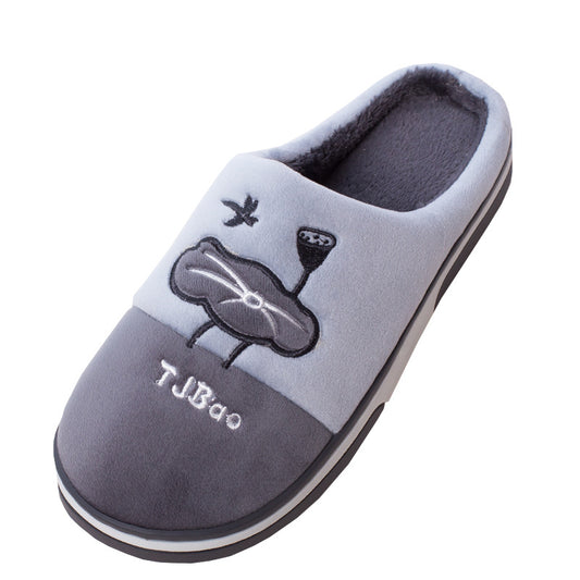 Thermal Cotton Slippers Home Indoor Couple Thickening