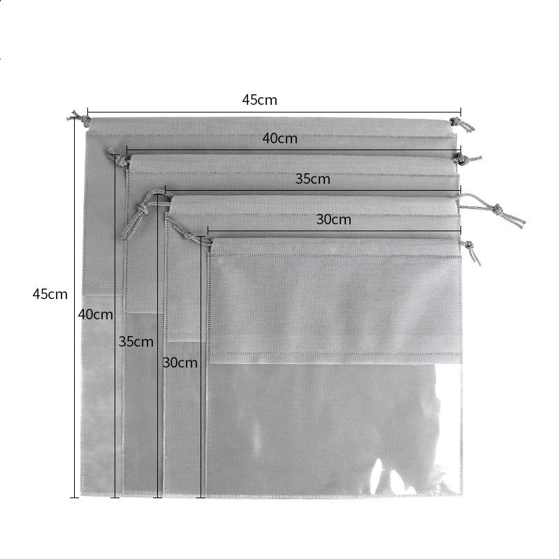 Blank Dustproof Storage Non-woven Bag With Moisture-proof Bag