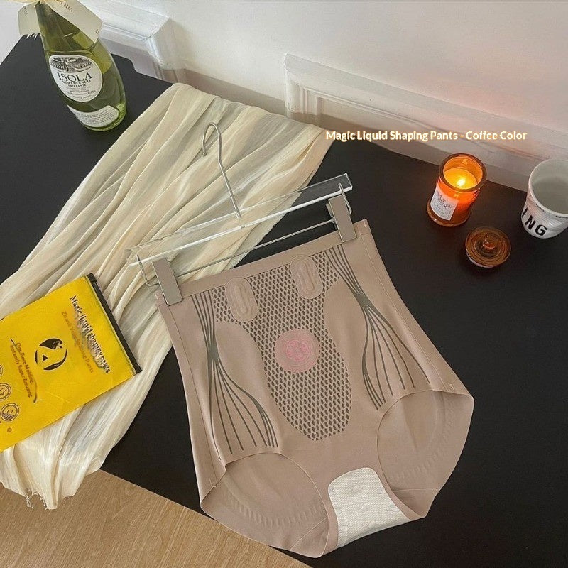 Summer Thin High-waisted Seamless Tummy-control Pants