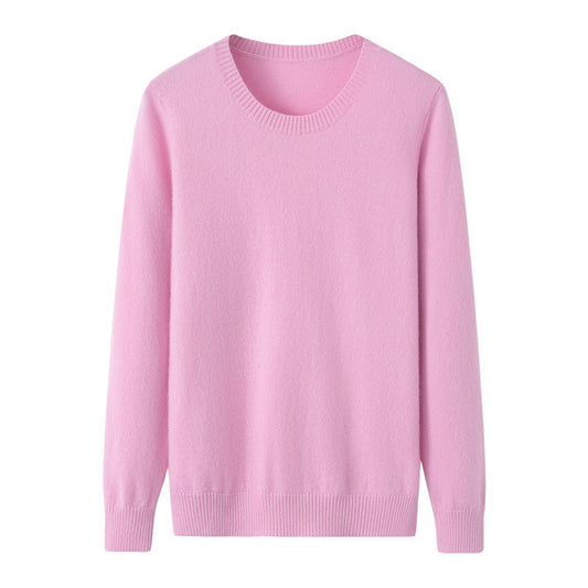 Round Neck All-matching Pullover Casual Loose Pullover Base