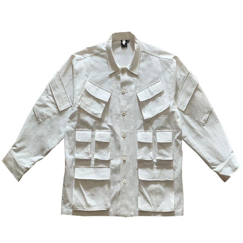 Heavy Industry Custom Spring And Autumn New Japanese Style Workwear Jacket Shirt