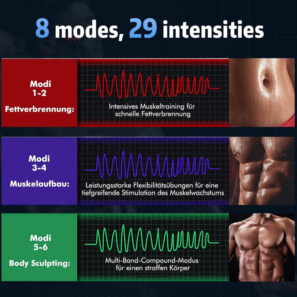 Pulse Abdominal Fitness Instrument Muscle Eye Massager Abdominal Stickers Rechargeable