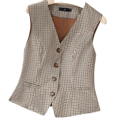 Moderigtig All-match Slim Fit Ærmeløs Vest til Kvinder