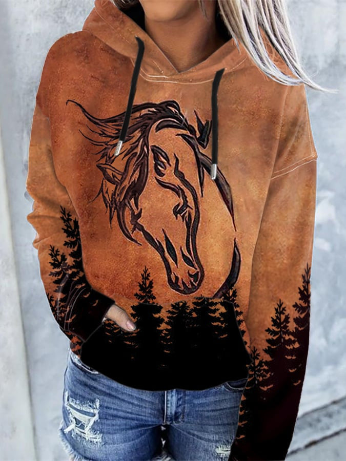 Haunted House Bull Head 3D Sweater Hoodie